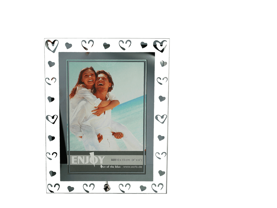 10x15 Glas hjerter