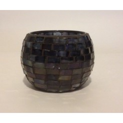 Glas krukke shining black