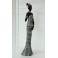 AFRIKA DAME, 92 CM silver black