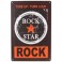 metalskilt ROCK STAR