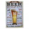 Beer Metalskilt